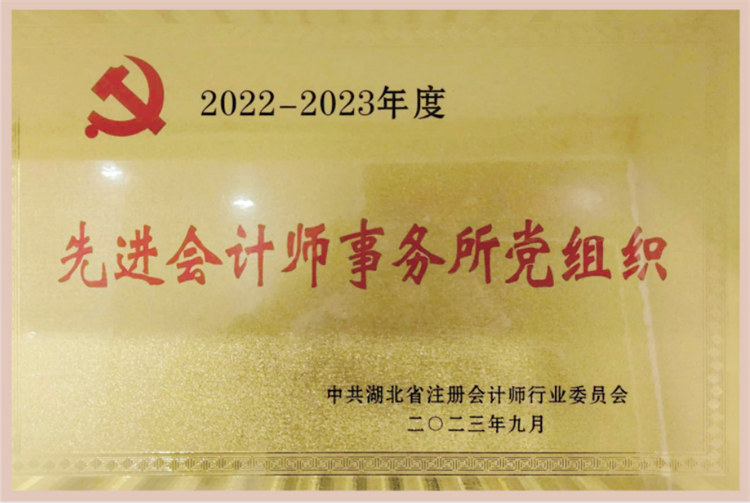 2022-2023先进会计师事务所党组织