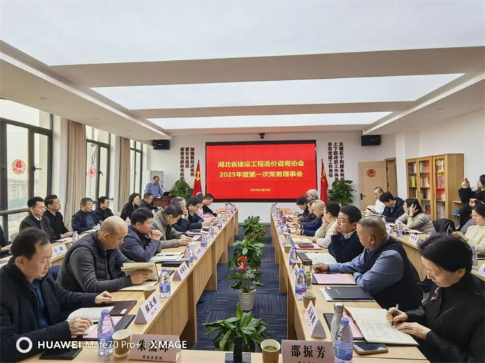 刘菲菲参加省建设工程造价咨询协会2025年第一次常务理事会