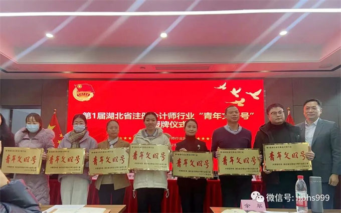 湖北华审公司参加第一届湖北省注册会计师行业“青年文明号”授牌仪式
